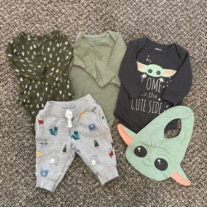 Baby Boy Outfit Bundle 🌲💚 (size 0-3 months)